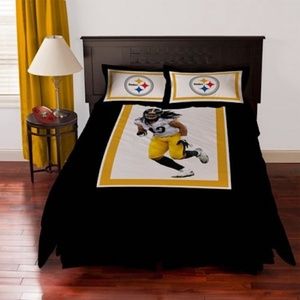 Pittsburgh Steelers Troy Polamalu Bedding SET TWIN